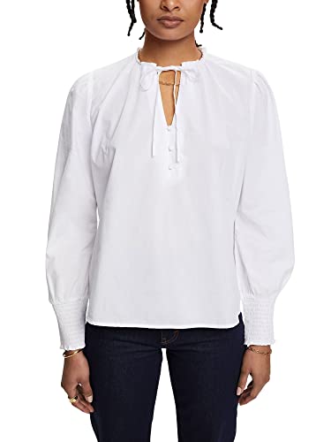 ESPRIT Damen 023CC1F303 Bluse, 100/WHITE, XL