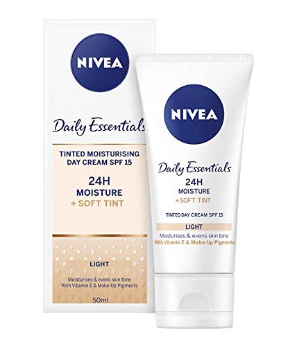 3 x NIVEA® Daily Essentials Tinted Moisturising Day Cream Natural SPF 8 50ml