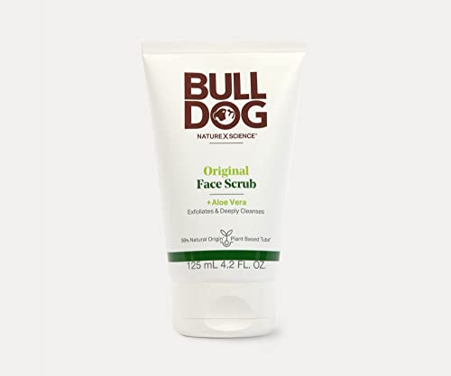 Bulldog Mens Skincare and Grooming Original Face Scrub, 4,2 Ounce