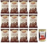 12x Popz Popcorn Choco Cacao,Karamellisiertes Popcorn mit Kakao Butter Karamell (73%),Kakao (4%),Beutel mit 150g + Italian Gourmet Polpa di Pomodoro 400g Dose