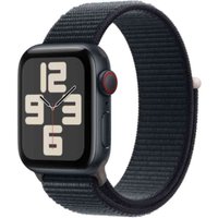 Apple Watch SE (GPS + Cellular) - 40 mm - Midnight Aluminium - intelligente Uhr mit Sportschleife - Stoff - Midnight - Handgelenkgröße: 130-200 mm - 32GB - Wi-Fi, LTE, Bluetooth - 4G - 27,8 g (MRGE3QF/A)