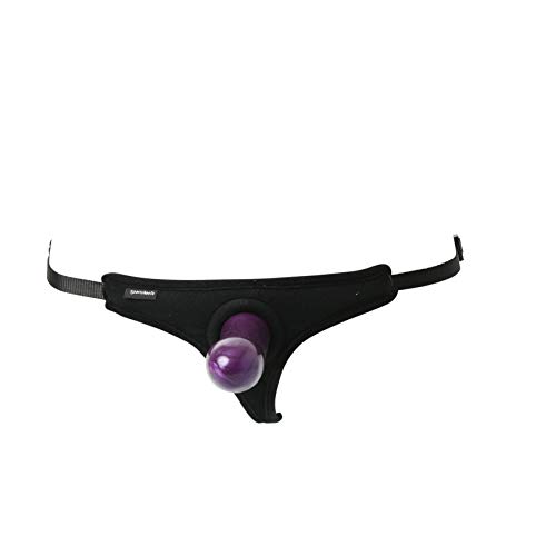 Sportsheets Bikini Harness mit Dildo, schwarz/violett, 1 Stück