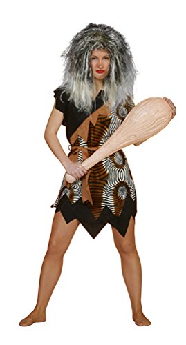 PARTY DISCOUNT ® Damen-Kostüm Neandertalerin, Gr. 38