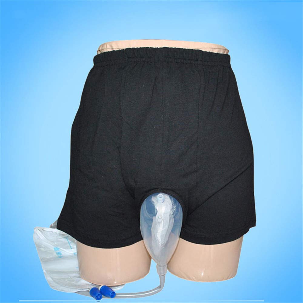 Männlicher tragbarer tragbarer Urinal, mit Auffangbeutel Tragbarer auslaufsicherer Bein-Pee-Katheterhalter für Ältere