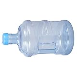CLISPEED Reine Wasserflasche Wassergallone Mineralwasserflasche Tragbar Eimer mit Griff Bergquellwasser für alle Wasserspender Camping Picknick Trinkflasche Sportflasche 7,5 Liter