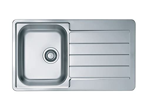 Küchenarmatur aus Edelstahl und mit einer Einzelschüssel von Alveus Line 20 - Leinen - 1065579