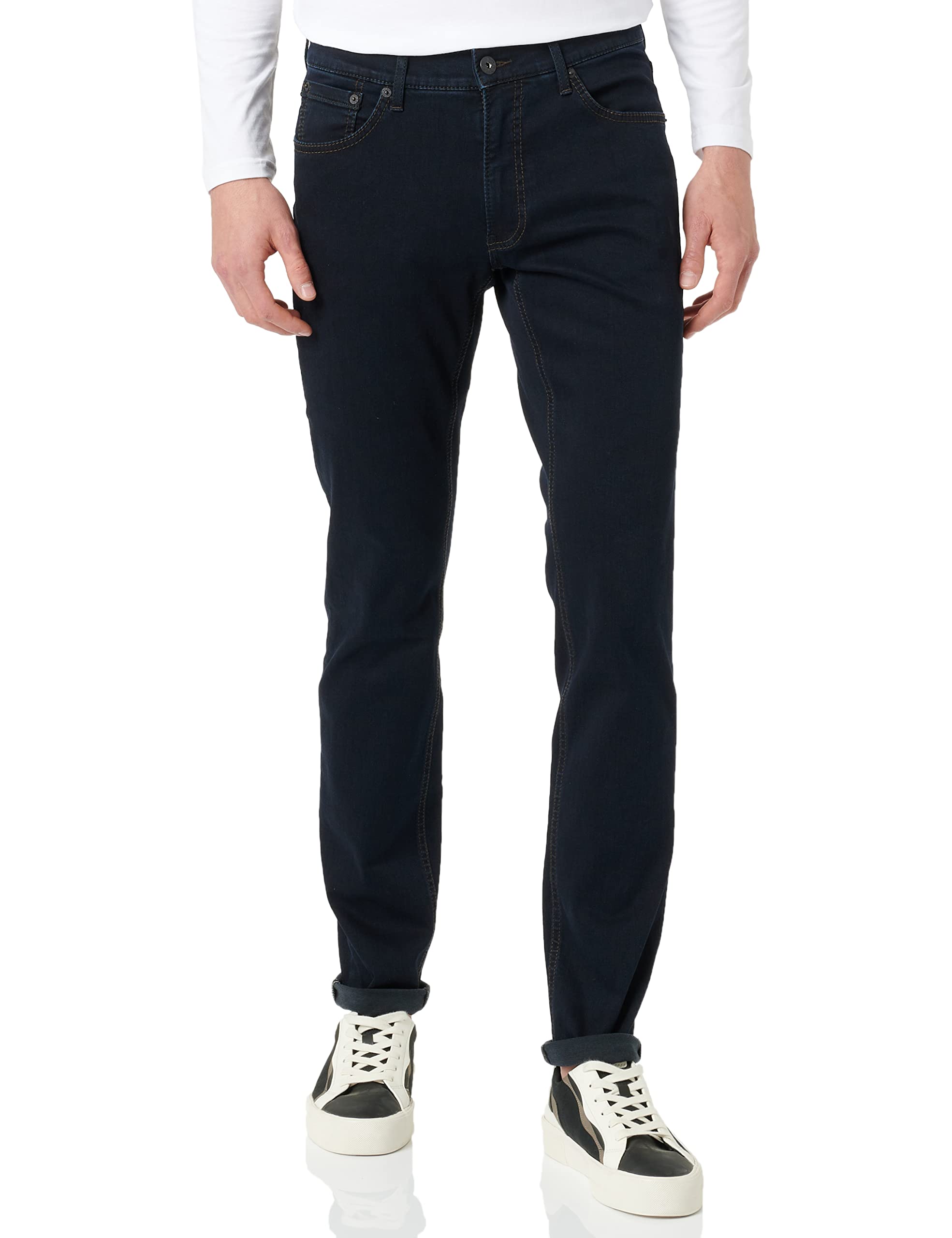 BRAX Herren Slim Fit Jeans Hose Style Chuck Hi-Flex Stretch Baumwolle, DARK BLUE, 38W / 36L