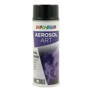Buntlackspray AEROSOL Art tiefschwarz glänzend RAL 9005 400 ml Spraydose
