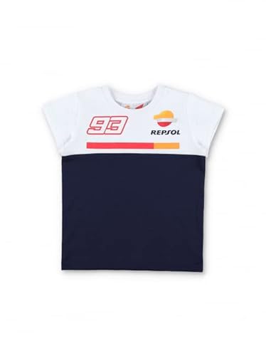 T-Shirt für Kinder, Dual Marc Marquez 93, offizielles MotoGP, weiß, 7 Jahre