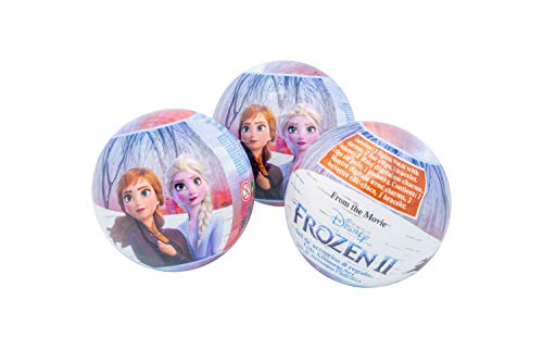 Disney Frozen Diney Frozen II Überraschungsball 7 cm mit LCD, Armband, 2 Anhängern für die Uhr und 2 Haarklippchen 1