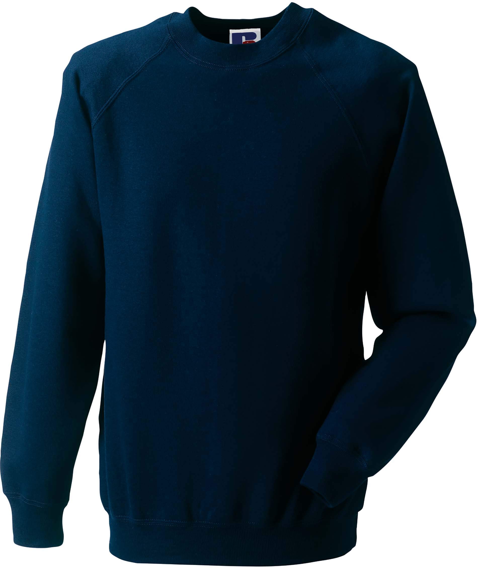 Russel Europe Herren Raglan Sweatshirt Pullover, Größe:L, Farbe:French Navy