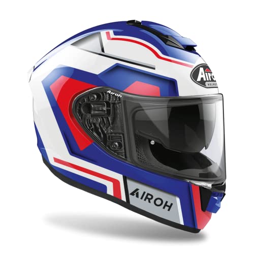 Airoh HELM ST.501 SQUARE BLUE/RED GLOSS S