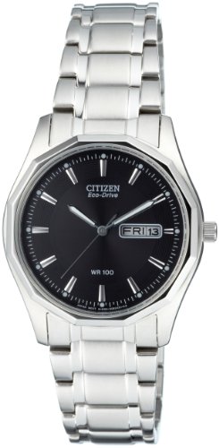 Citizen Herren Analog Quarz Uhr mit Edelstahl Armband BM8430-59EE