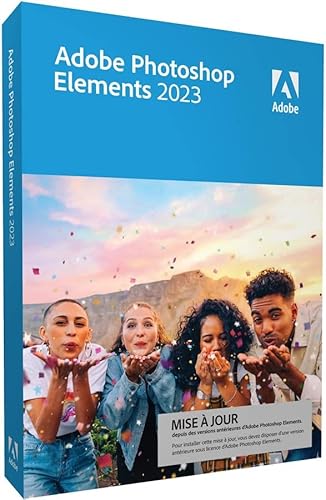 Adobe Photoshop Elements 2023 - Box-Pack (Upgrade) - 1 Benutzer - DVD - Win, Mac - Französisch