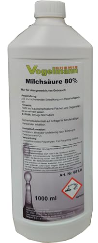 Vogelmann Chemie GmbH Milchsäure 80%, 2 Liter