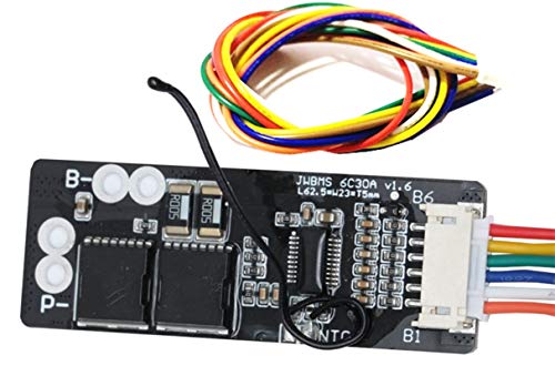 TECNOIOT 6S 30A Li-Ion Lithium 18650 Batterie BMS PCB PCM Power Protection Board mit NTC