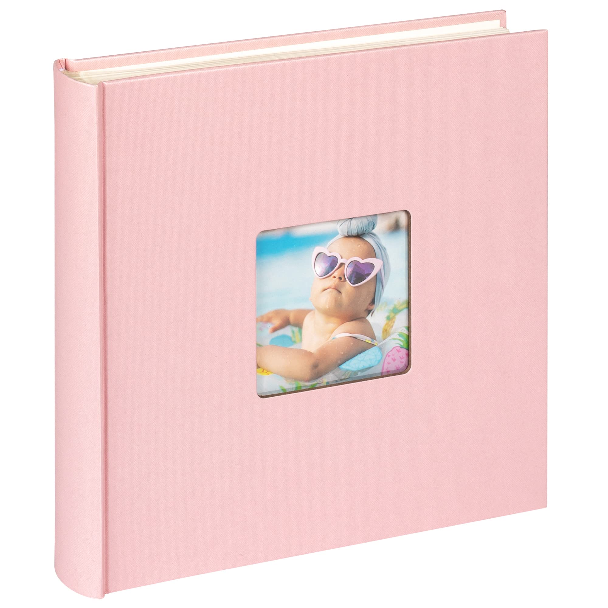 walther design FA-208-BR Fotoalbum Fun Baby, 30x30 cm, rosa