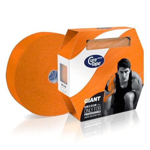 CureTape® Giant Sports Orange - Kinesiotape - + 25% Klebekraft (5cm x 31,5m)