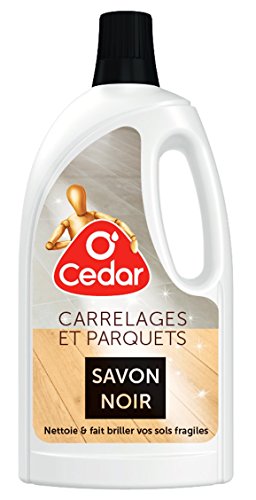 O'Cedar Reinigungsmittel für Fliesen/Parkett, modern, Seife, Schwarz, 1 l, 4 Stück
