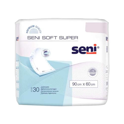 Seni Soft Super Bettschutzunterlagen 90x60 cm, 50 St