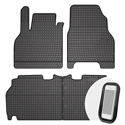 moto-MOLTICO Gummimatten Auto Fußmatten Gummi Automatten Passgenau 4-teilig Set - passend für Renault Kangoo 2 II 2008-2018