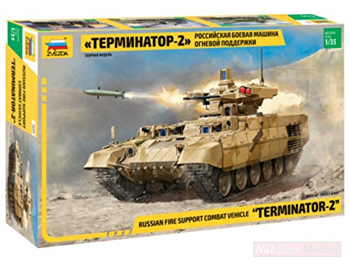 MONTAGEKIT KOMPATIBEL MIT Russian Military Machine FIRE Support Tanks Terminator-2 KIT 1:35 ZVEZDA Z3695