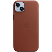 Apple Original iPhone 14 Plus Leder Case mit MagSafe Umbra