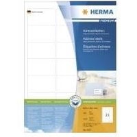 HERMA SuperPrint - Selbstklebende Etiketten - weiß - 38,1 x 63,5 mm - 2100 Stck. (4677)