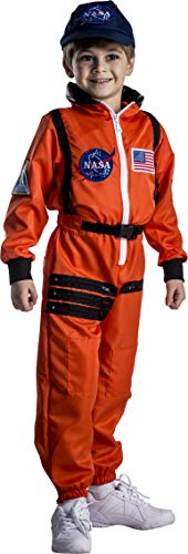 Dress Up America 723-S Kostüm für Kinder NASA-Forscher, Grau, Größe 4-6 Jahre (Taille: 71-76 Höhe: 99-114 cm)