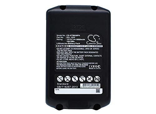 CS-HTB830PH Akkus 5000mAh Kompatibel mit [Hitachi] 18DL, C 18DSL, C 18DSL2, CJ 18DSL, CR 18DSL, DH 18DSL, DS 18DBL, DS 18DSAL, DV 18DBL, FCG, G 18DSL, R 18DSL, RB 18DSL, UB 18DAL, UB 18DSL, WH 18DSA