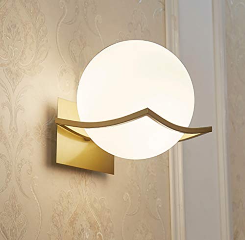 Wandlampe LED Innen Beleuchtung - Kreativ Nachtlicht Nachttisch Flur Montiert Fixture(Birne Nicht Enthalten) Gold