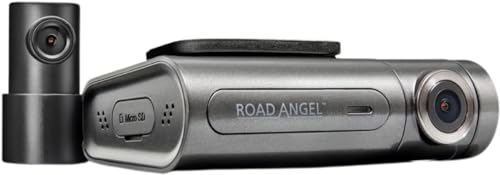 Aura HD3 by Road Angel Dual Dash Cam, 2K 140 ° Frontkamera mit Super-Nachtsicht, 1080p 120 ° Rückkamera mit Nachtmodus, integriertes WLAN, Wintermodus bei Verwendung Aura HD3 Hartdraht-Kit