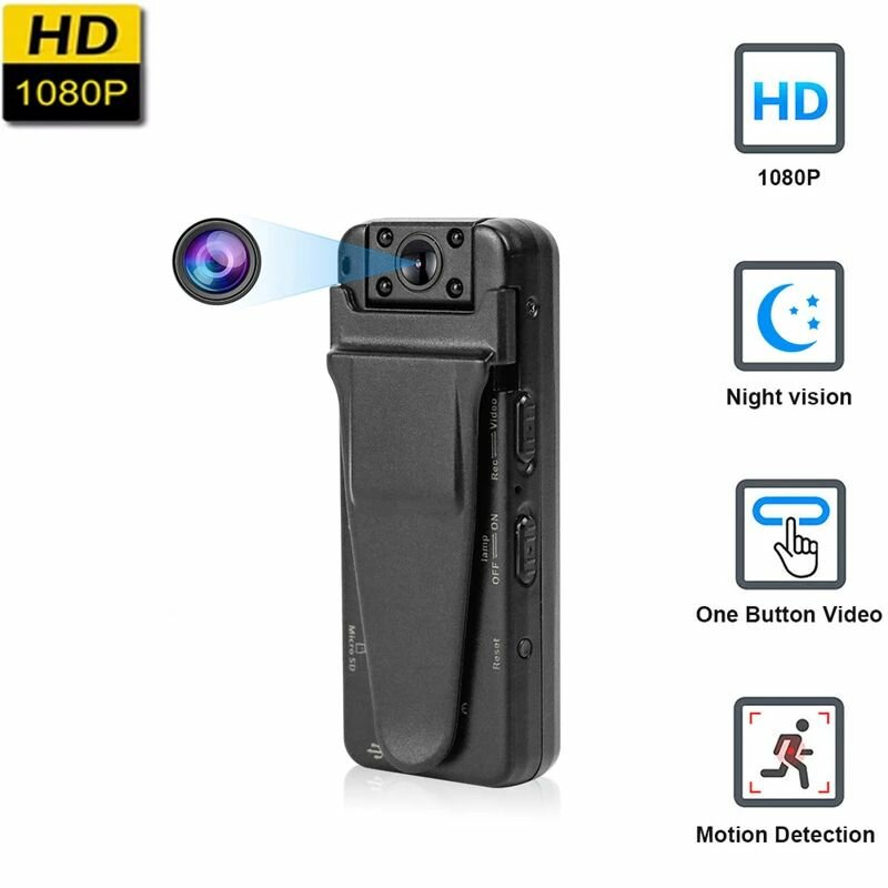 HD 1080P Z7 Mini-Kompakt-DV-Kamera Tragbare digitale Körper-DVR-Kamera Bewegungserkennung Schleifenaufzeichnung Video-Üb