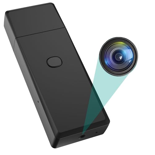 USB 1080P Kamera Tragbare Kleine Videokamera Sicherheitskamera Cam Überwachungskamera mit Bewegungserkennung Nachtsicht