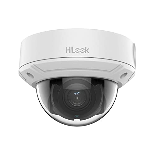 HiLook - IPC-D650H-Z – Dome-Kamera motorisiert, 5 MP, Infrarot-Reichweite 30 m, IK10 und IP67 zertifiziert