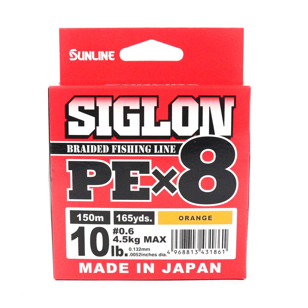 Sunline Siglon PE X8 150 m 10LB/4,5kg PE #0,6 Orange