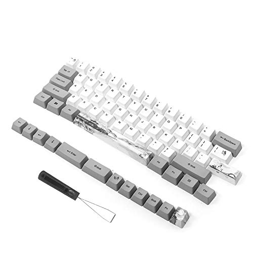 Huairdum 73-teilige Tastatur-Tastaturkappe, Sublimations-Tastenkappe, mit kräftiger Farbverschleiß-PBT-Tastaturkappe für mechanische(6064 Ink)