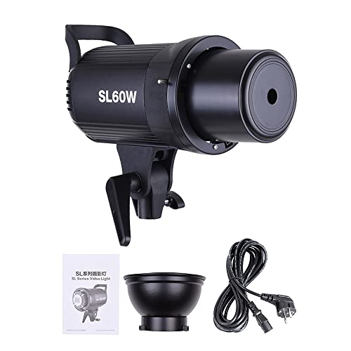 Godox SL-60W 5600K 60W Hochleistungs-LED-Videoleuchte mit Bowens-Halterung für Fotostudio-Fotografie-Videoaufzeichnung (Ohne Fernbedienung)