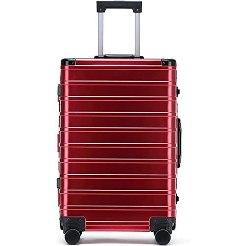 ZUMAHA Neue Leichter Luxus-Hartschalenkoffer mit Rädern aus Aluminium-Magnesium-Legierung Trolley-Gepäck-Trolley-Koffer für unterwegs Handgepäck