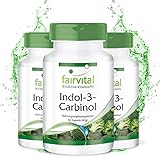 Indol 3 Carbinol Kapseln - HOCHDOSIERT - I3C Kapseln mit Brokkoli-Pulver - VEGAN - 180 Kapseln (60x3)