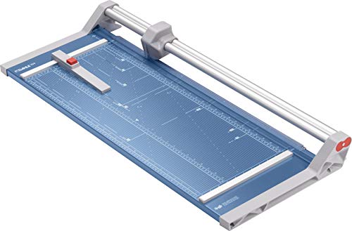 Dahle 554 Papierschneider Modell 2020 (bis DIN A2, 20 Blatt Schneidleistung, 2 mm Schnitthöhe) blau
