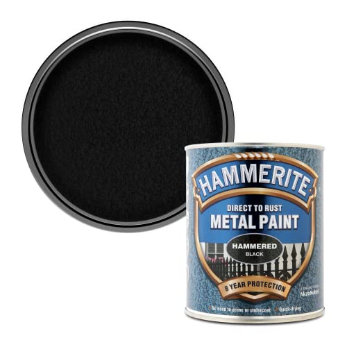 Hammerite 5092955 Metall, 750ml Volumen, Schwarz