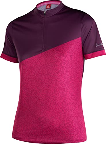 Löffler Stine Half-Zip Fahrradshirt Damen pink Größe EU 36 2022 Radtrikot kurzärmlig