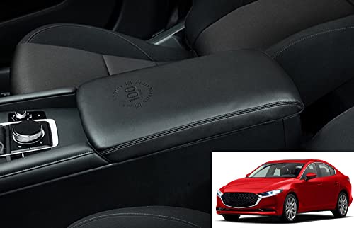 Mittelarmlehne Abdeckung Deckel Leder FüR Mazda 3 Axela BP 2020 2021 Mittelkonsole Schutz Cover Auto Armlehne SchutzhüLle