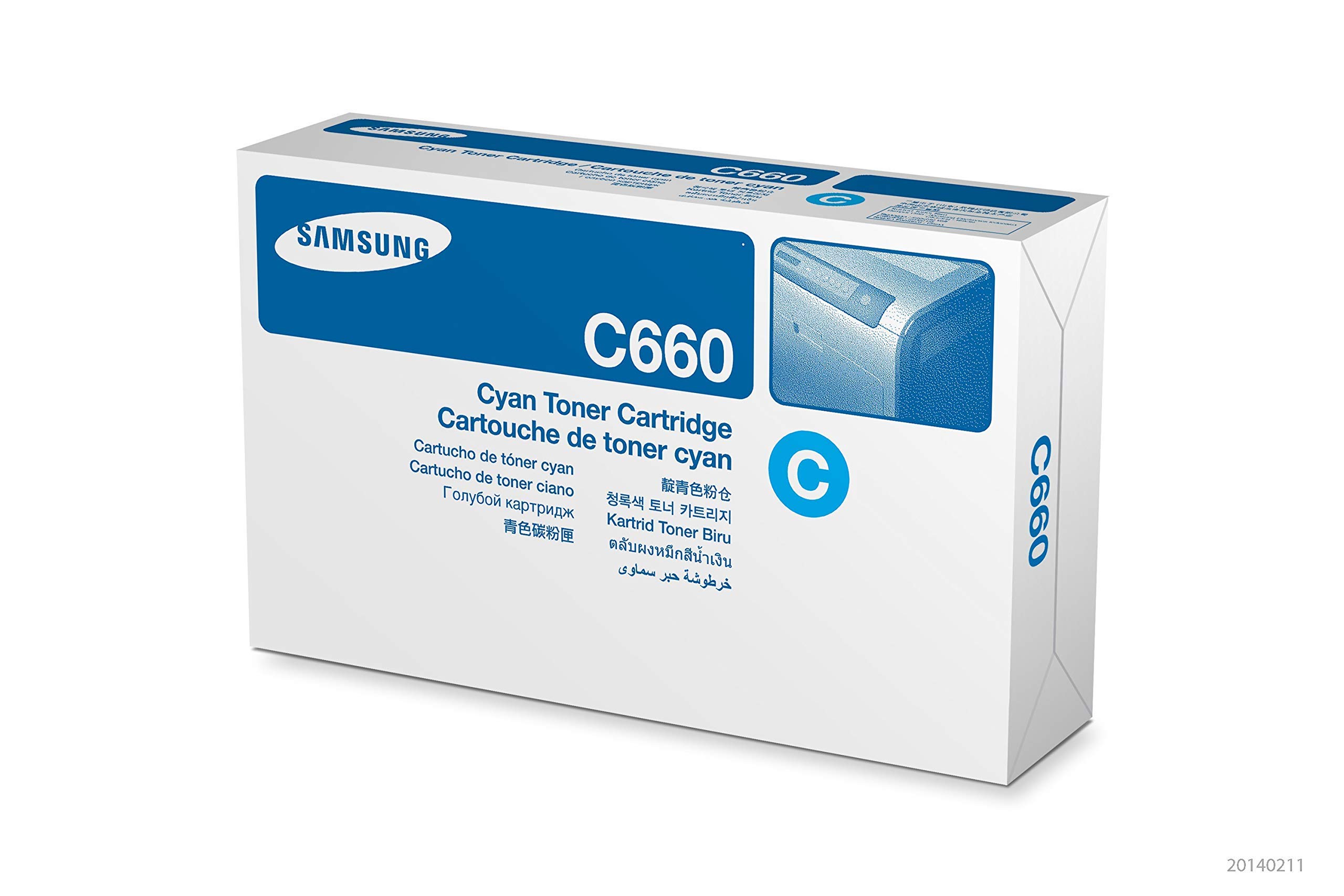 Toner Bleu Samsung Compatible CLP-6x0 / CLX-62x0 (CLP-C660A) - 2000 Pages
