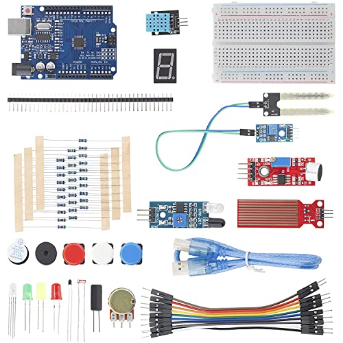 AZDelivery Elektronik Starter Kit für Schulkinder Electronic Fun Kit mit USB-Kabel, Breadboard, Sensor-Module und Wiederstand Set Elektronik kompatibel mit Arduino
