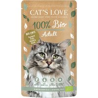 Sparpaket Cat's Love Bio 24 x 100 g - Bio-Ente