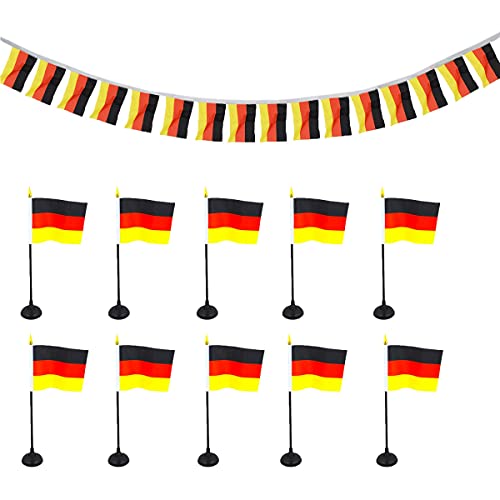 Sonia Originelli FANSET EM Fußball Deutschland Germany Girlande Handflaggen Tischhalter