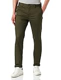 Scotch & Soda Herren Stuart - Regular Slim Fit Organic Cotton Casual Pants, Military 0360, 31W / 32L EU