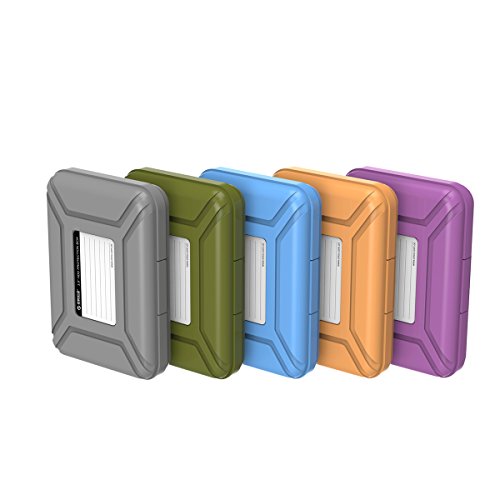 ORICO Aufbewahungsbox Schutzboxen Taschen Gehäuse Sind Passend für 3,5 Zoll Festplatten,5 Stück